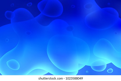 Light BLUE vector template with bent ribbons. Modern gradient abstract illustration with bandy lines. Memphis design for your web site.