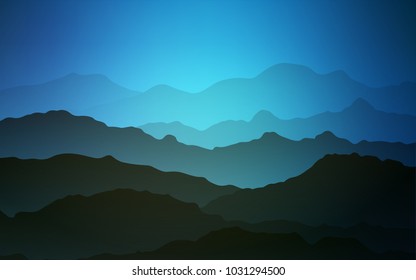 Light BLUE vector template with bent lines. Glitter abstract illustration with wry lines. Textured wave pattern for backgrounds.