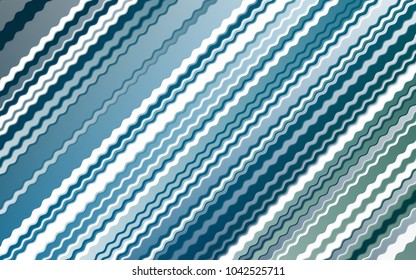 Light BLUE vector template with bent lines. An elegant bright illustration with gradient. Marble design for your web site.