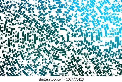 Light BLUE vector template with bent lines. Geometric illustration in marble style with gradient.  Pattern for your business design.