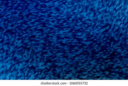 Light BLUE vector template with bent lines. Shining illustration, which consist of blurred lines, circles. The best blurred design for your business.