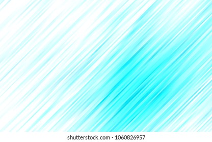 Light BLUE vector template with bent lines. Modern gradient abstract illustration with bandy lines. Pattern for your business design.