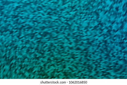 Light BLUE vector template with bent ribbons. Shining illustration, which consist of blurred lines, circles. A completely new template for your business design.