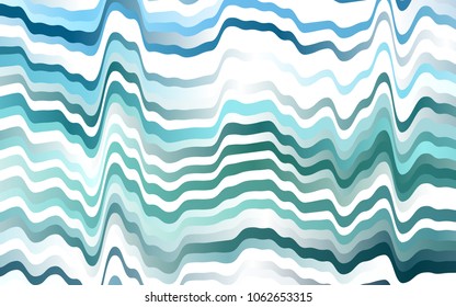 Light BLUE vector template with bent lines. A completely new color illustration in marble style. Marble style for your business design.