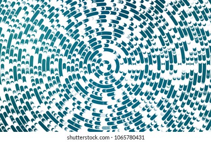 Light BLUE vector template with bent ribbons. Glitter abstract illustration with wry lines. A completely new marble design for your business.