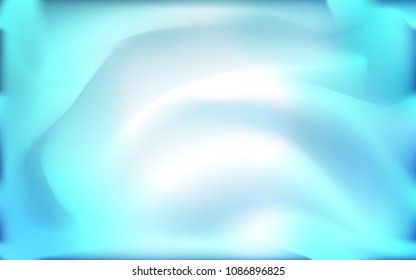 Light BLUE vector template with bent ribbons. An elegant bright illustration with gradient. Marble design for your web site.
