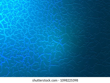 Light BLUE vector template with bent lines. Creative geometric illustration in marble style with gradient. A completely new template for your business design.