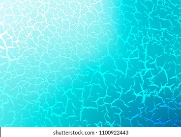 Light BLUE vector template with bent ribbons. Creative illustration in halftone marble style with gradient. A new texture for your  ad, booklets, leaflets.