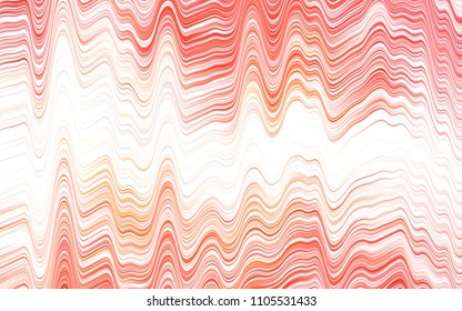 Light BLUE vector template with bent lines. Brand-new colored illustration in marble style with gradient. Brand-new design for your ads, poster, banner.
