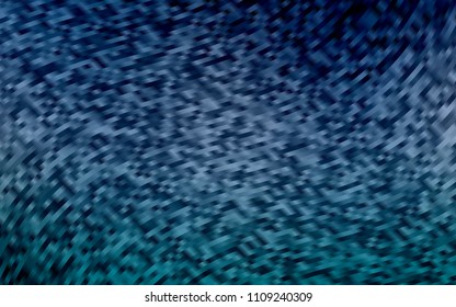 Light BLUE vector template with bent ribbons. Blurred geometric sample with gradient bubbles.  The best blurred design for your business.