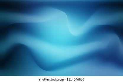 Light BLUE vector template with bent ribbons. Brand-new colored illustration in marble style with gradient. Marble style for your business design.