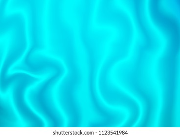 Light BLUE vector template with bent ribbons. Colorful illustration in abstract marble style with gradient. The best blurred design for your business.