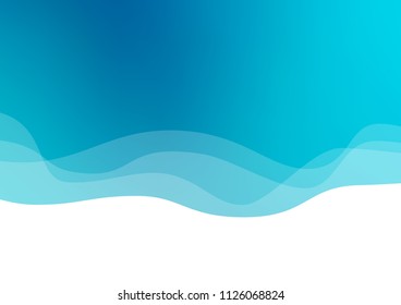 Light BLUE vector template with bent lines. A completely new color illustration in marble style. Marble design for your web site.