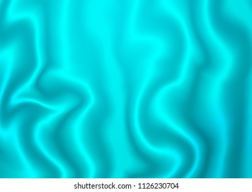 Light BLUE vector template with bent lines. An elegant bright illustration with gradient. Pattern for your business design.