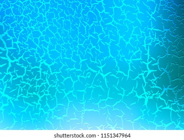 Light BLUE vector template with bent ribbons. A sample with blurred bubble shapes. Marble design for your web site.