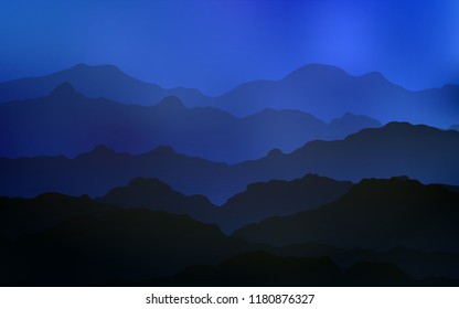 Light BLUE vector template with bent lines. A vague circumflex abstract illustration with gradient. A completely new template for your business design.