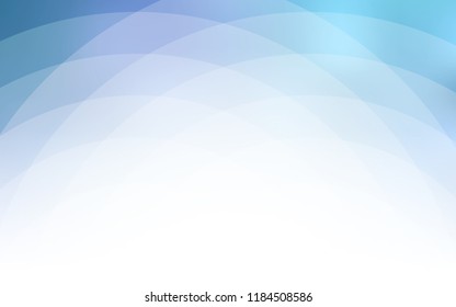 Light BLUE vector template with bent ribbons. Modern gradient abstract illustration with bandy lines. Brand new design for your ads, poster, banner.