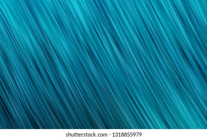 Light BLUE vector template with bent ribbons. Shining illustration, which consist of blurred lines, circles. Pattern for your business design.
