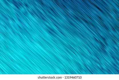 Light BLUE vector template with bent ribbons. Modern gradient abstract illustration with bandy lines. The template for cell phone backgrounds.