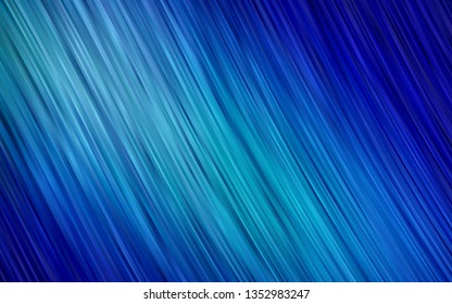 Light BLUE vector template with bent ribbons. A completely new color illustration in marble style. Textured wave pattern for backgrounds.