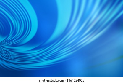 Light BLUE vector template with bent lines. A sample with colorful lines, shapes. Abstract design for your web site.