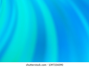 Light BLUE vector template with bent lines. Creative illustration in halftone marble style with gradient. Marble style for your business design.