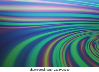 Leuchtende BLUE-Vektorvorlage mit verbogenen Linien. Neue farbige Illustration im Marmorstil mit Farbverlauf. Ein komplett neues Marmordesign für Ihr Unternehmen.