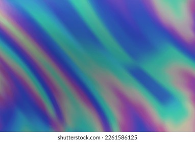Light BLUE vector template with bent lines. Shining illustration, which consist of blurred lines, circles. A new texture for your  ad, booklets, leaflets.