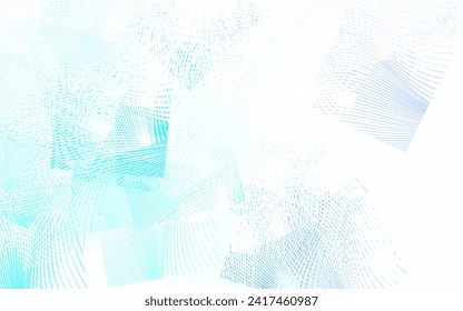 Light BLUE vector template with bent lines. Colorful gradient illustration in simple style with lines. Business design for posters, banners.