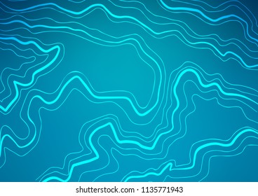 Light BLUE vector template. Blurred decorative design in simple style with lines. Smart design for your business advert.