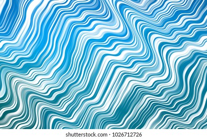 Light BLUE vector template with bubble shapes. A sample with blurred bubble shapes. A completely new marble design for your business.