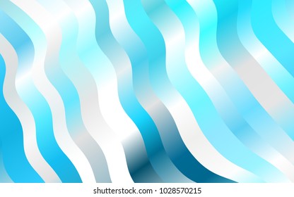 Light BLUE vector template with bubble shapes. A completely new color illustration in marble style. Marble design for your web site.