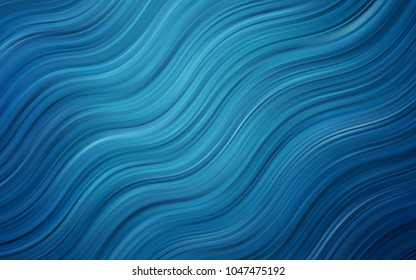Light BLUE vector template with bubble shapes. Colorful abstract illustration with gradient lines. A completely new memphis design for your business.