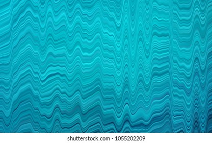 Light BLUE vector template with bubble shapes. Shining illustration, which consist of blurred lines, circles. Textured wave pattern for backgrounds.