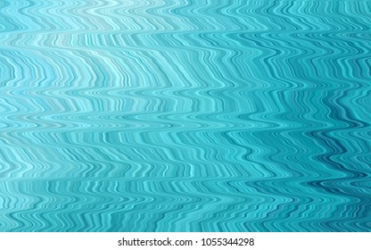 Light BLUE vector template with bubble shapes. Glitter abstract illustration with wry lines. A completely new template for your business design.