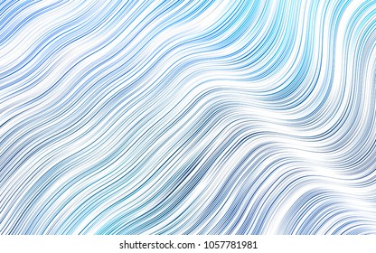 Light BLUE vector template with bubble shapes. An elegant bright illustration with gradient. A completely new template for your business design.