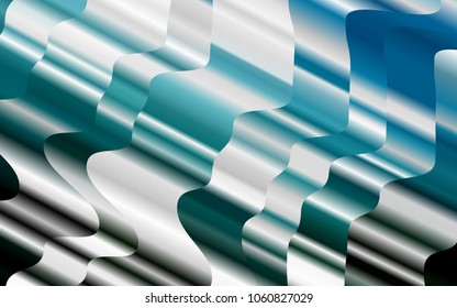 Light BLUE vector template with bubble shapes. Geometric illustration in marble style with gradient.  Pattern for your business design.