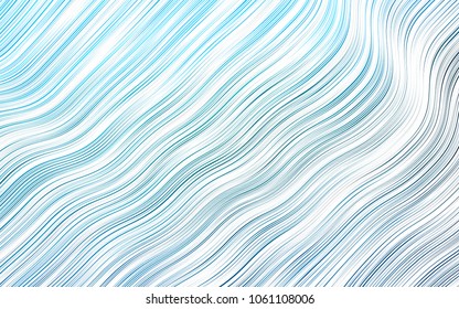 Light BLUE vector template with bubble shapes. A vague circumflex abstract illustration with gradient. Brand-new design for your ads, poster, banner.