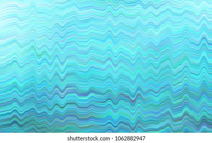 Light BLUE vector template with bubble shapes. Colorful abstract illustration with gradient lines. Pattern for your business design.