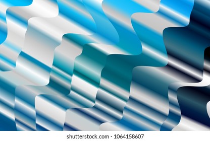 Light BLUE vector template with bubble shapes. Shining crooked illustration in marble style. New composition for your brand book.