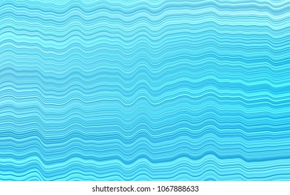 Light BLUE vector template with bubble shapes. Shining illustration, which consist of blurred lines, circles. A completely new marble design for your business.
