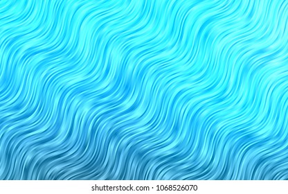 Light BLUE vector template with bubble shapes. Geometric illustration in marble style with gradient.  A completely new template for your business design.