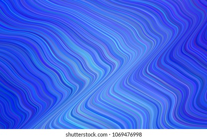 Light BLUE vector template with bubble shapes. Creative geometric illustration in memphis style with gradient. The elegant pattern for brand book.