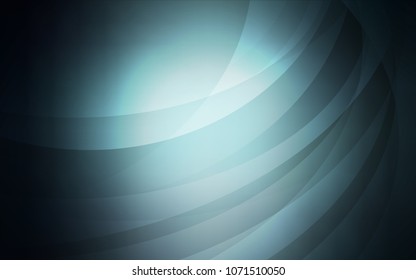 Light BLUE vector template with bubble shapes. A sample with blurred bubble shapes. The template for cell phone backgrounds.