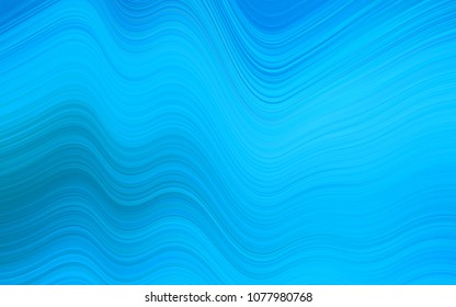 Light BLUE vector template with bubble shapes. Shining illustration, which consist of blurred lines, circles. A new texture for your  ad, booklets, leaflets.