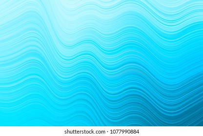 Light BLUE vector template with bubble shapes. Modern gradient abstract illustration with bandy lines. The best blurred design for your business.