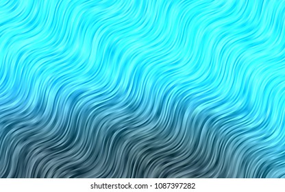 Light BLUE vector template with bubble shapes. A completely new color illustration in marble style. The best blurred design for your business.