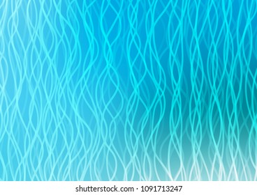 Light BLUE vector template with bubble shapes. Colorful abstract illustration with gradient lines. Brand new design for your ads, poster, banner.