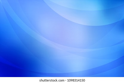 Light BLUE vector template with bubble shapes. An elegant bright illustration with gradient. The best blurred design for your business.
