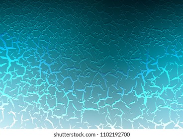 Light BLUE vector template with bubble shapes. Creative illustration in halftone marble style with gradient. Textured wave pattern for backgrounds.